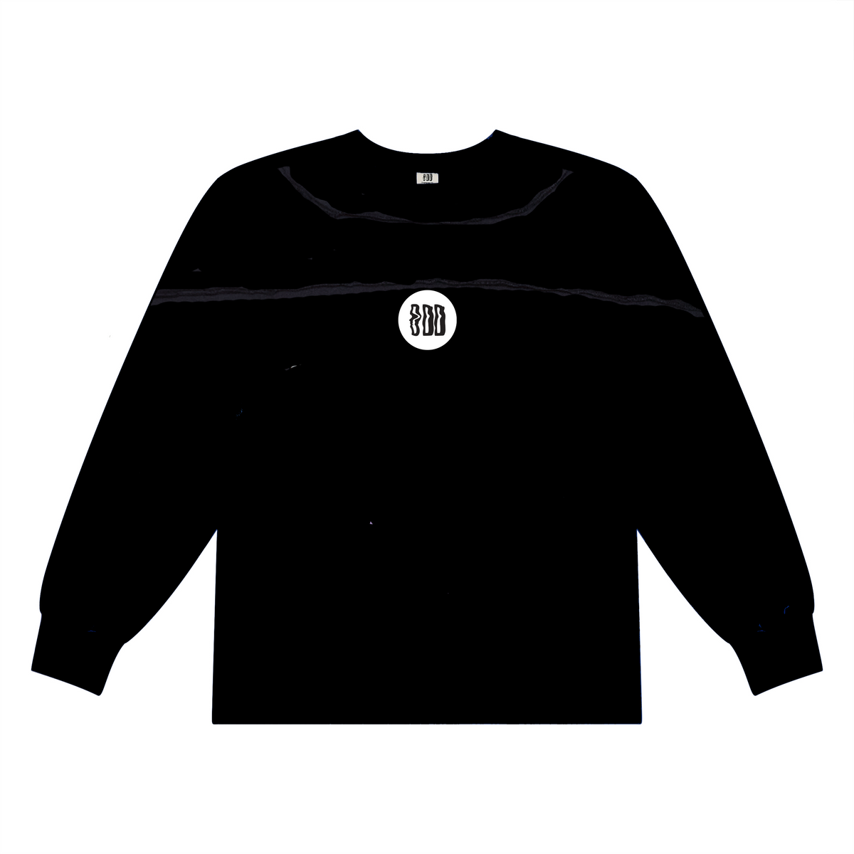 Black Scribble Sweatshirt