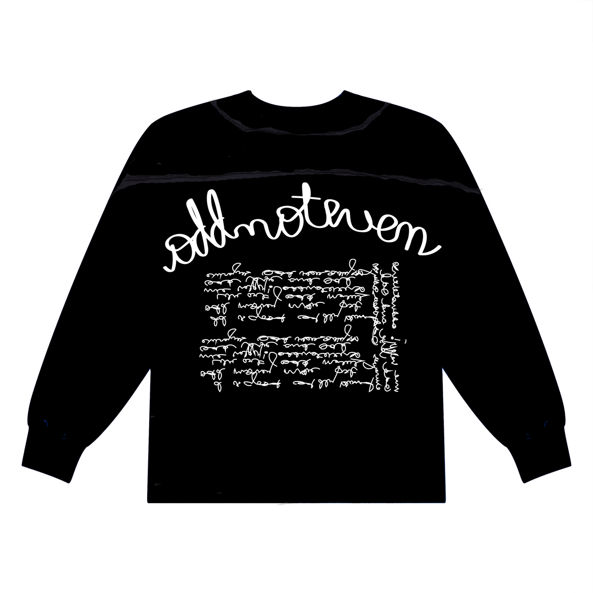 Black Scribble Sweatshirt